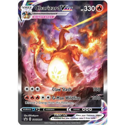 2021 Pokemon Sword & Shield Promo Charizard VMAX SWSH261