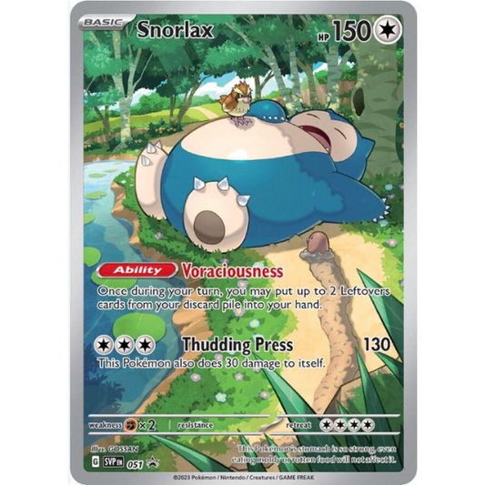 2023 Pokemon SV Promo Snorlax SVP 051