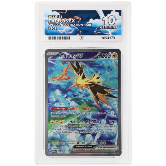 2023 Pokemon: Zapdos EX SIR (202/165), Pokemon 151 - ACE 10
