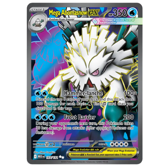 2025 Pokemon: Mega Evolution - Mega Abomasnow ex 157/132