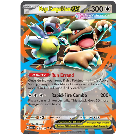 Pokemon: Mega Evolution - Mega Kangaskhan EX 104/132