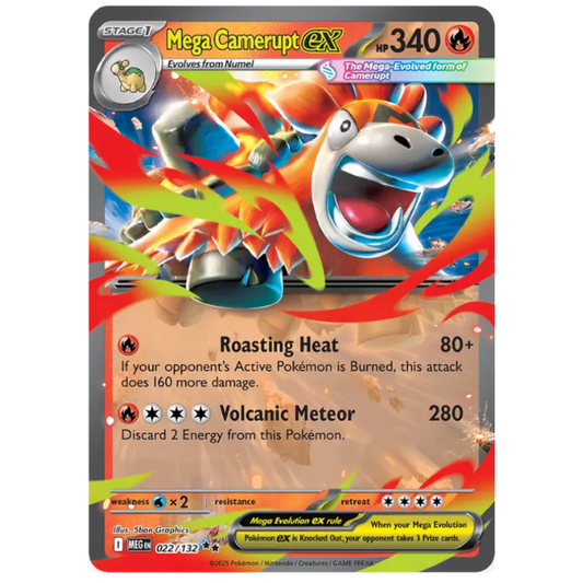 Pokemon: Mega Evolutions #022 - Mega Camerupt EX