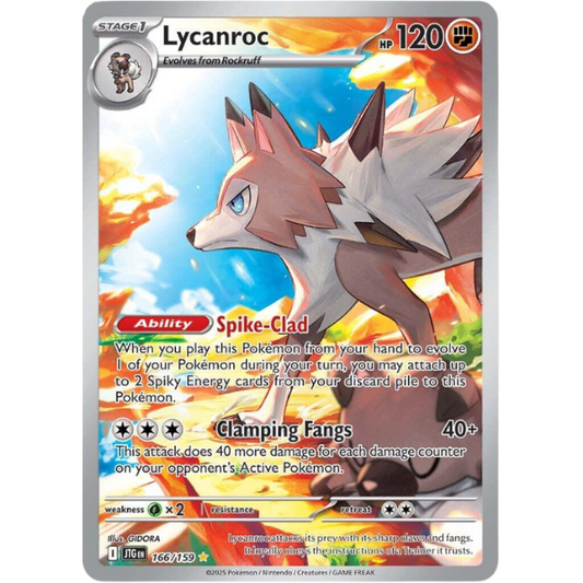 2025 Pokemon SV - Journey Together (JTG) Lycanroc #166/159