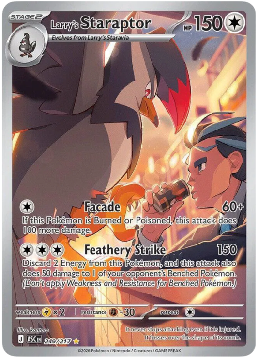 2026 Pokemon: Ascended Heroes - Larry's Staraptor (ASC 249/217)