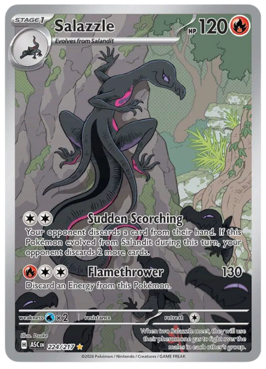 2026 Pokemon: Ascended Heroes - Salazzle ASC 224/217