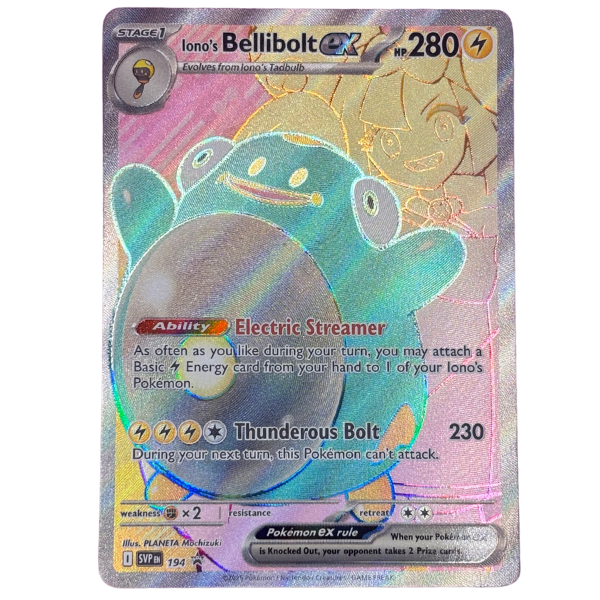 2024 Pokemon SV Promo Iono’s Bellibolt ex SVP 194