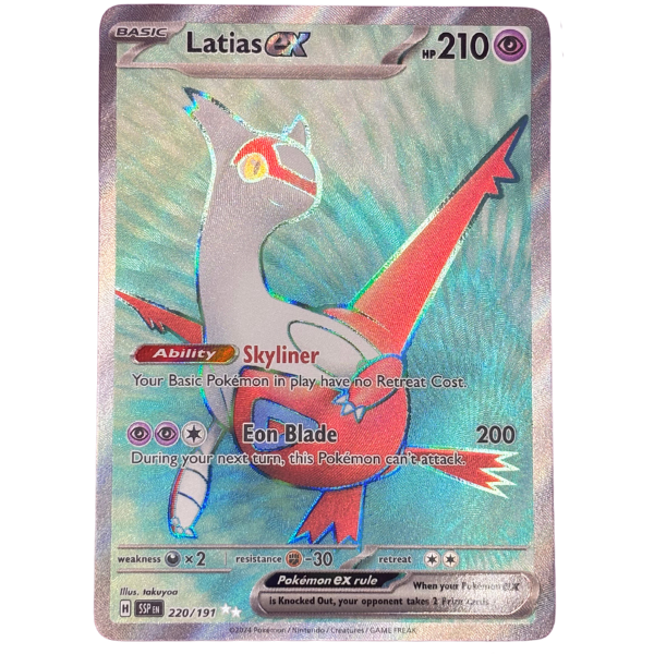 2024 Pokemon Surging Sparks Latias ex 220/191 Secret Rare