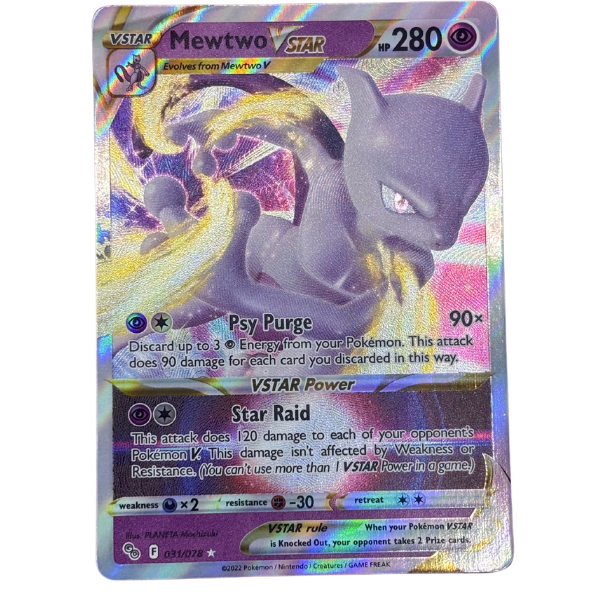 2022 Pokemon SWSH Pokemon GO Mewtwo VSTAR 031/078