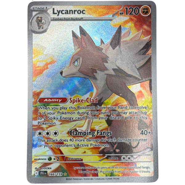 2025 Pokemon SV - Journey Together (JTG) Lycanroc #166/159