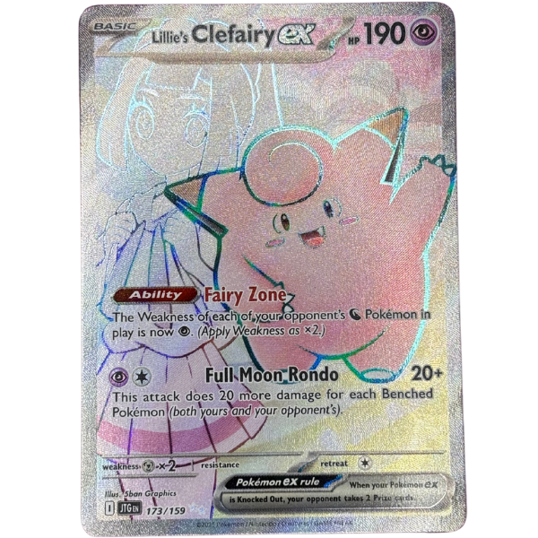 2025 Pokemon - Journey Together - Lillie's Clefairy ex #173/159