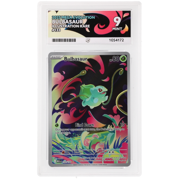 2025 Pokemon: Bulbasaur IR, Mega Evolution, ACE 9
