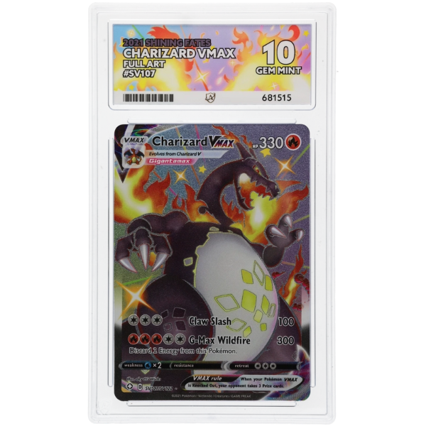 2021 Charizard VMAX Shining Fates #SV107/SV122 – ACE 10
