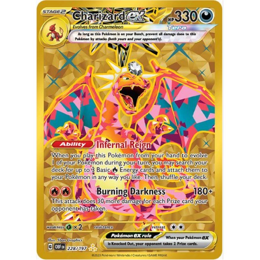 2023 Pokemon SV Obsidian Flames Charizard ex 228/197