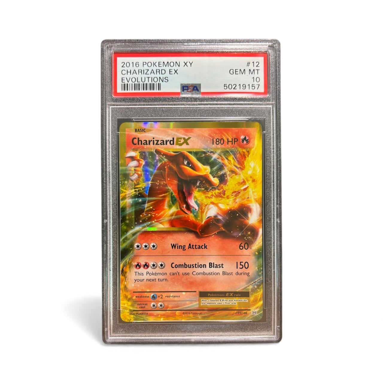 2016 Charizard ex 12/108 – XY Evolutions (PSA 10)