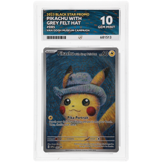 2023 Pikachu with Grey Felt Hat Promo #085 – ACE 10