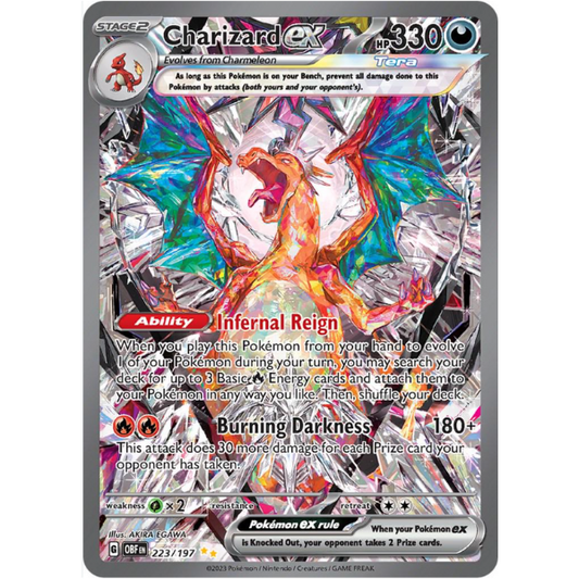 2023 Pokemon SV Obsidian Flames Charizard ex 223/197