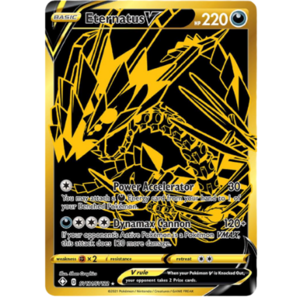 Pokemon: Eternatus V SV121/SV122 Shining Fates: Shiny Vault Holo