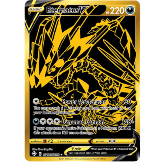 Pokemon: Eternatus V SV121/SV122 Shining Fates: Shiny Vault Holo