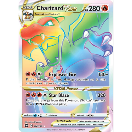 2023 Pokemon Crown Zenith Charizard VSTAR 174/172