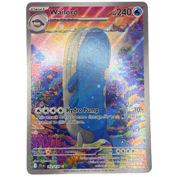 2024 Pokemon SV Journey Together Wailord 162/159 Illustration Rare