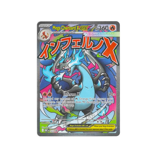 2025 Pokemon: Mega Charizard X ex (UPC Promo)