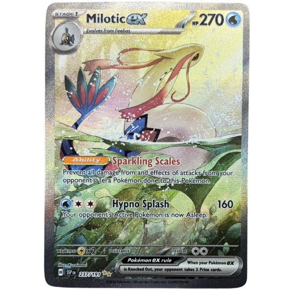 2024 Pokemon: Milotic EX 237/191 SIR, Surging Sparks