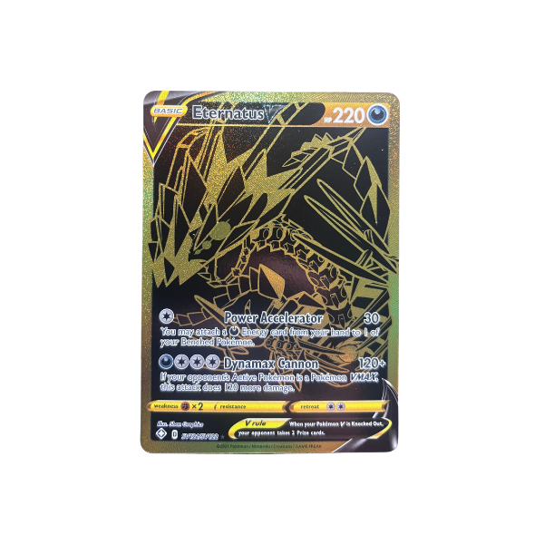 Pokemon: Eternatus V SV121/SV122 Shining Fates: Shiny Vault Holo