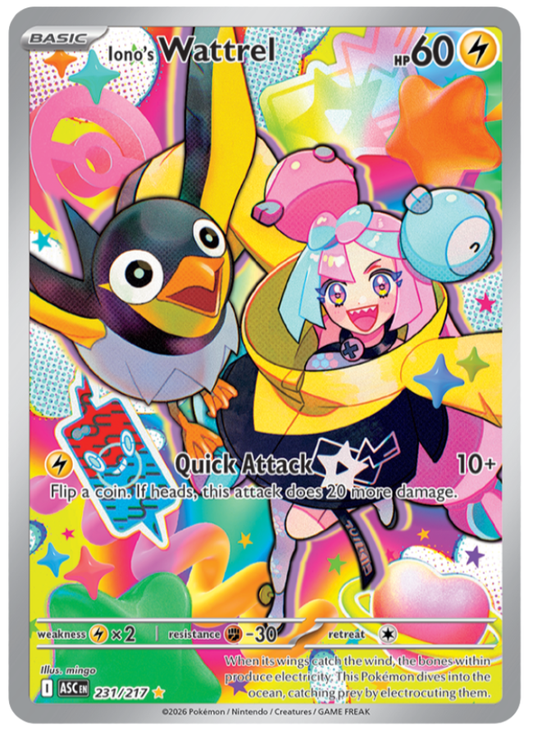 2026 Pokemon: Ascended Heroes - Iono's Wattrel - ASC 231/217